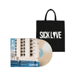 Ch&agne Coloured Vinyl + Tote Bag by Sick Love