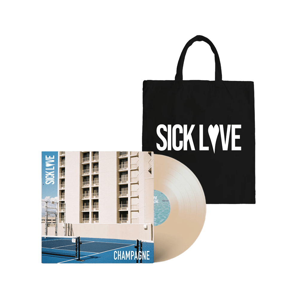 Champagne Coloured Vinyl + Tote Bag by Sick Love