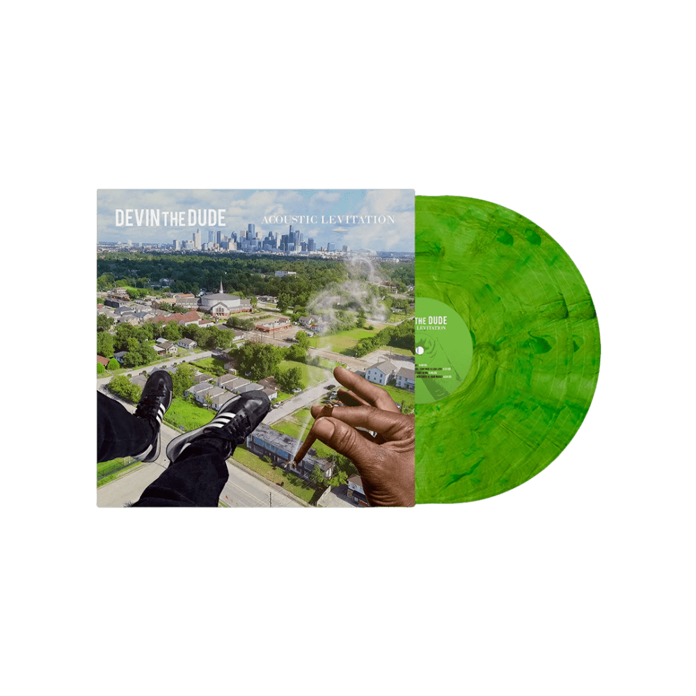 Acoustic Levitation RSD 2024 Smokey Green Galaxy Double Vinyl by Devin The Dude