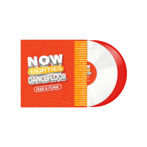 NOW 80's Dancefloor / R&B & Funk Red + White Double Vinyl by Various Artists