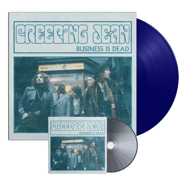 Business Is Dead Blue Vinyl LP & CD by Creeping Jean