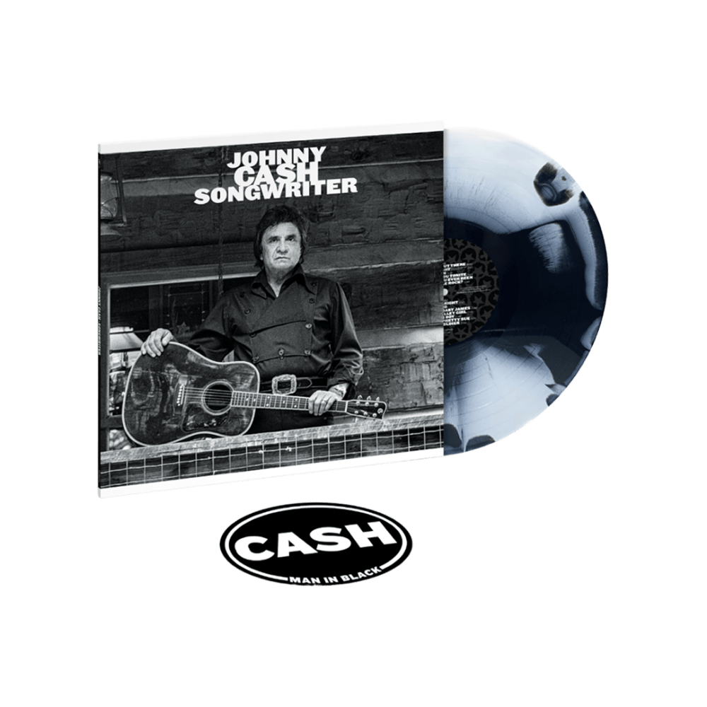 Songwriter Black & White Vinyl by Johnny Cash