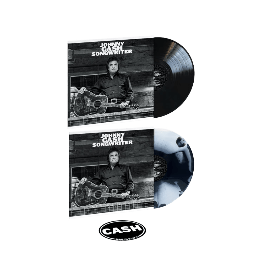Songwriter Black & White Vinyl + Black Vinyl by Johnny Cash