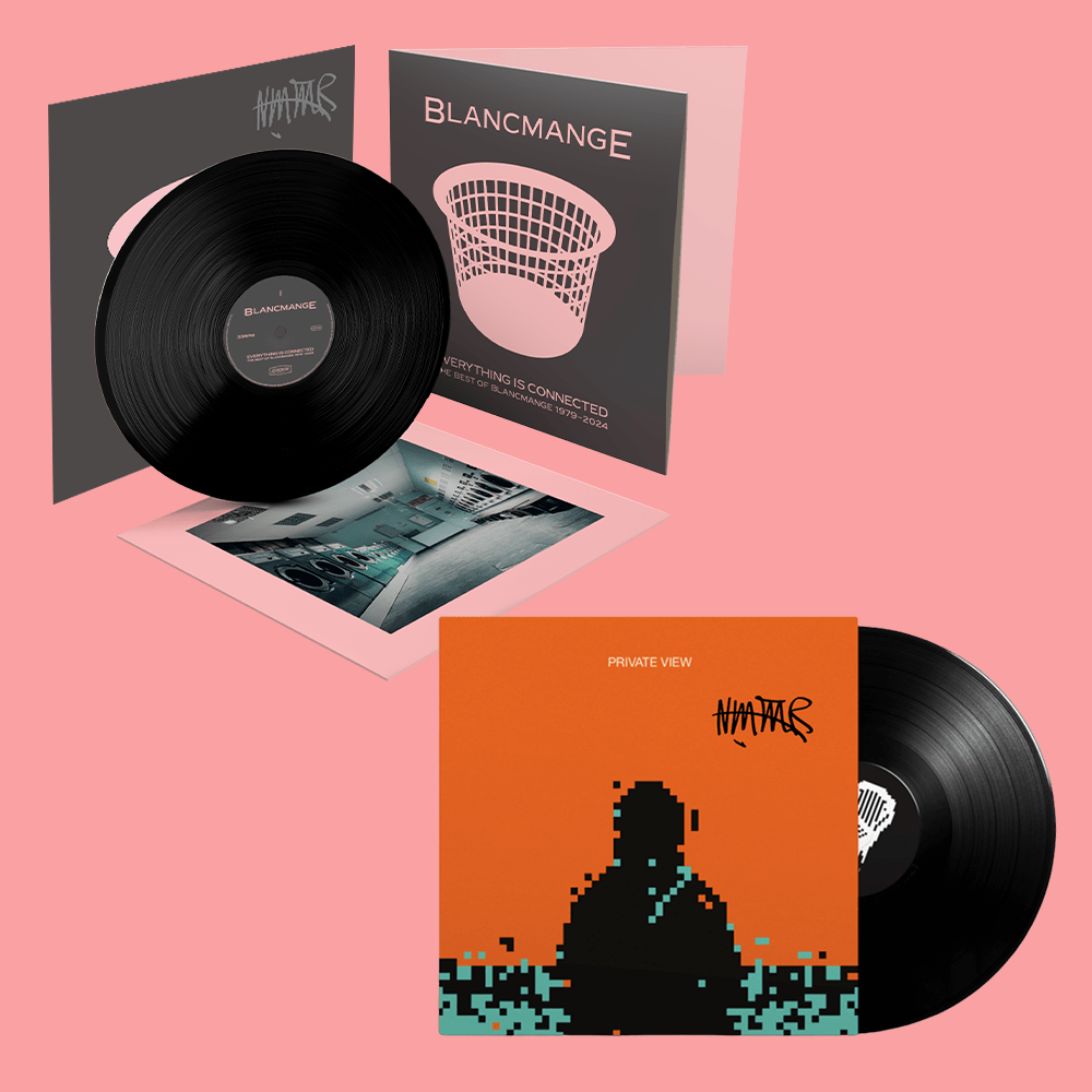 Everything Is Connected Black Vinyl + Private View Vinyl (Signed) + Signed 12" Print by Blancmange