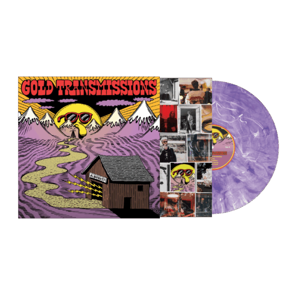 Gold Transmissions Purple Marble Vinyl LP by Deep Fried Sunshine