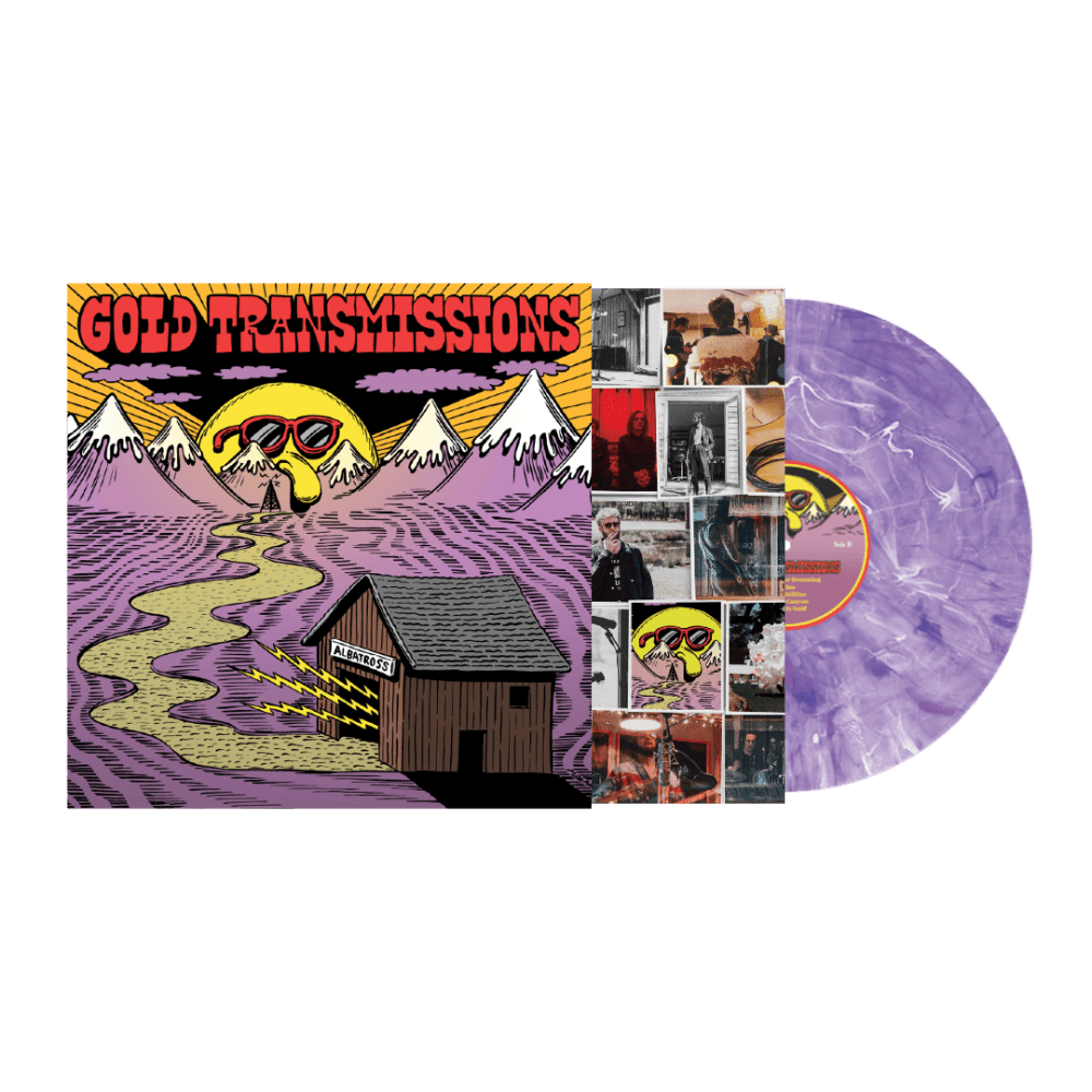Gold Transmissions Purple Marble Vinyl LP by Deep Fried Sunshine