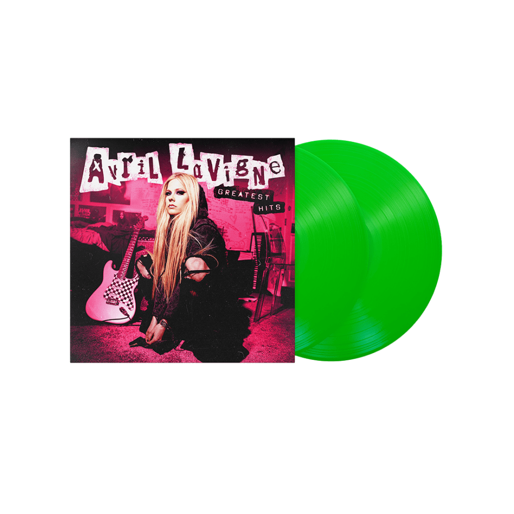 Greatest Hits Neon Green Double Vinyl by Avril Lavigne