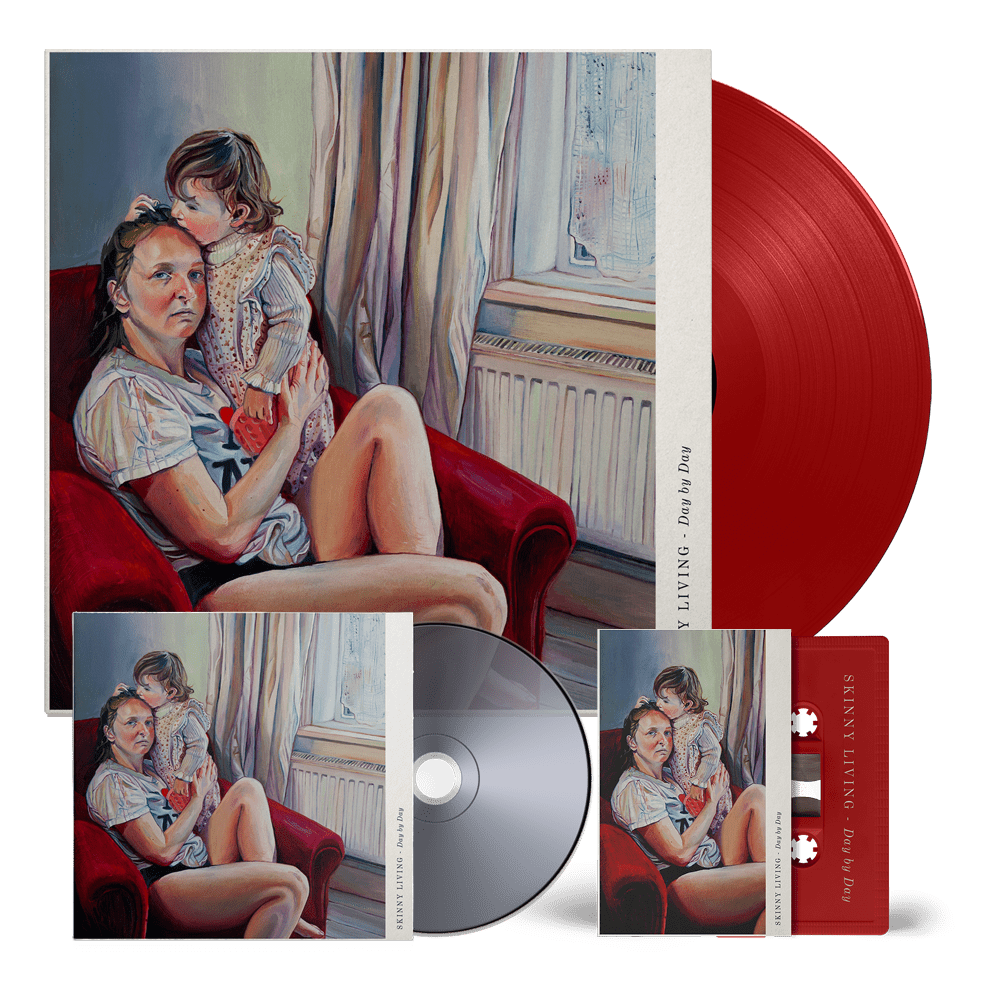 Day By Day Red Vinyl, Red Cassette & CD by Skinny Living