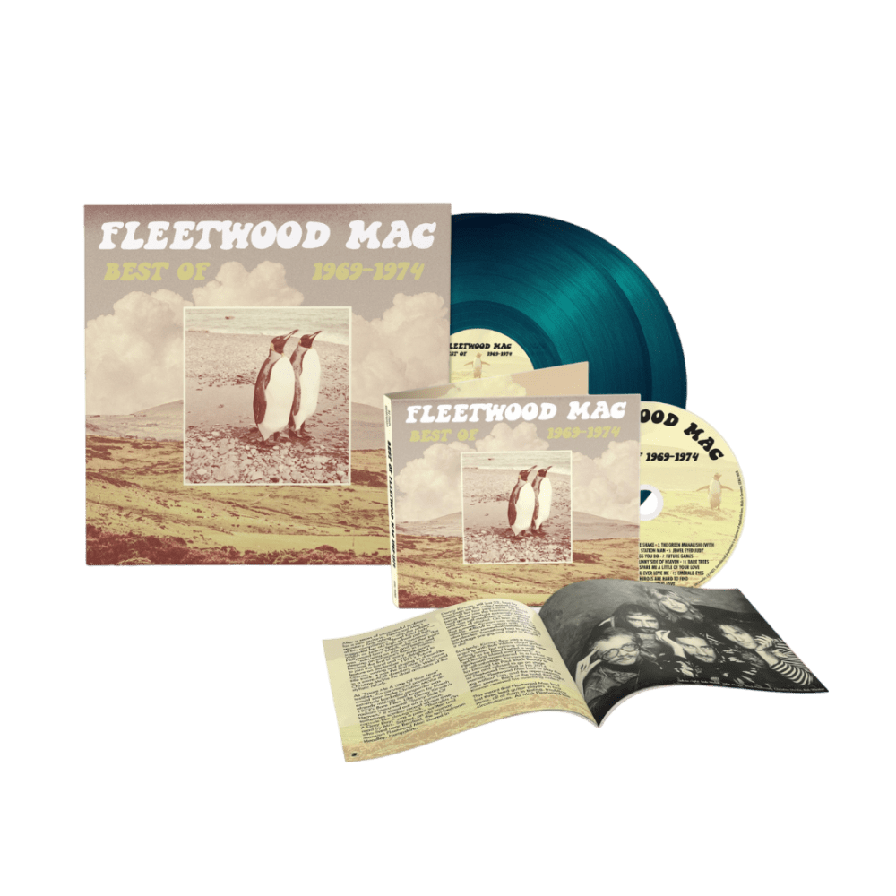 Best of Fleetwood Mac (1969-1974) Sea Blue Double Vinyl + CD by Fleetwood Mac