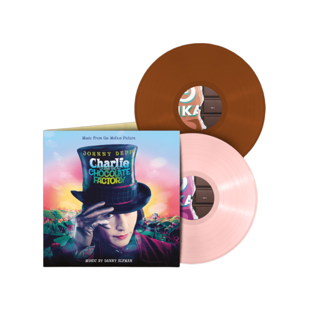 Charlie and The Chocolate Factory Brown & Pink Double Vinyl by Danny Elfman
