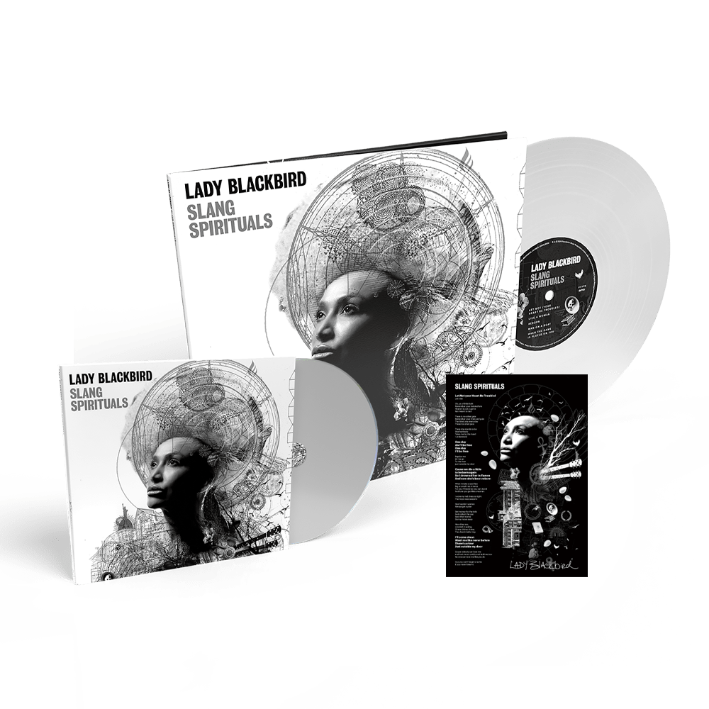 Slang Spirituals Clear Vinyl + CD [Inc Signed Poem Print] by Lady Blackbird