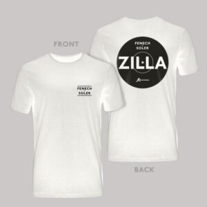 Zilla White Vinyl Style T-Shirt by Fenech-Soler