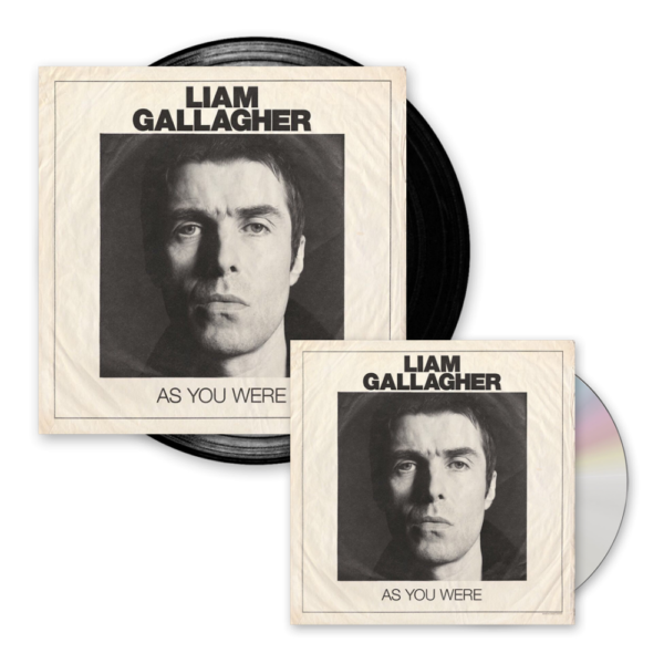 As You Were Deluxe CD + Black Vinyl LP by Liam Gallagher