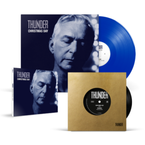 Christmas Day CD Single + 7-Inch + 10-Inch Blue Vinyl by Thunder