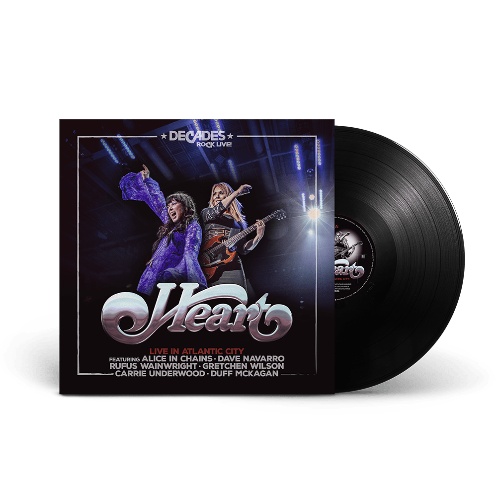 Live In Atlantic City Double Vinyl + Download Code Double Heavyweight LP by Heart