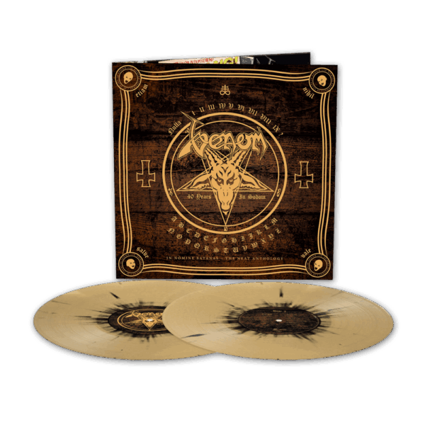 In Nomine Satanas Gold & Black Splatter Double LP by Venom