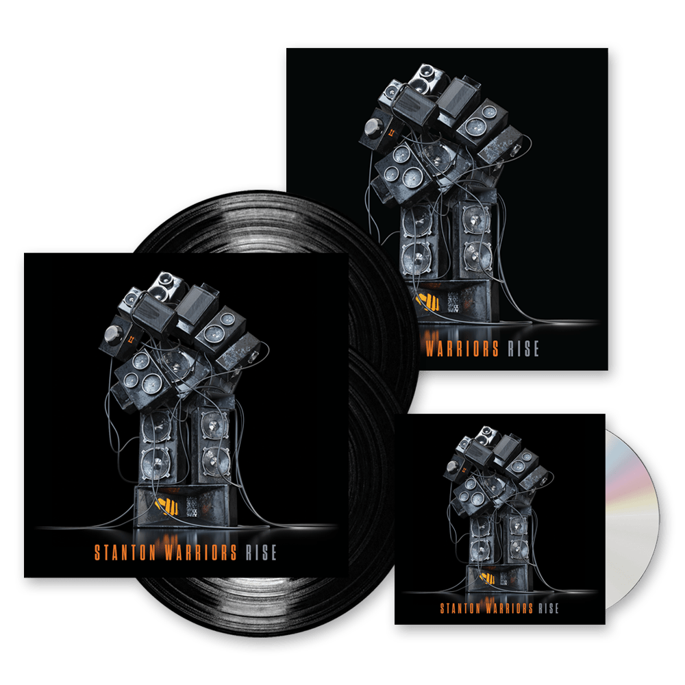Rise CD Album (Includes Rise DJ Mix CD) + Double Vinyl + Artwork Print by Stanton Warriors