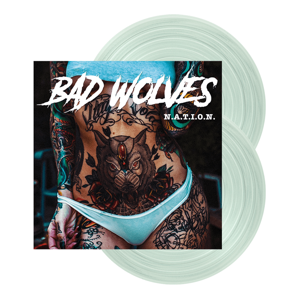 N.A.T.I.O.N Double Coloured Double LP by Bad Wolves