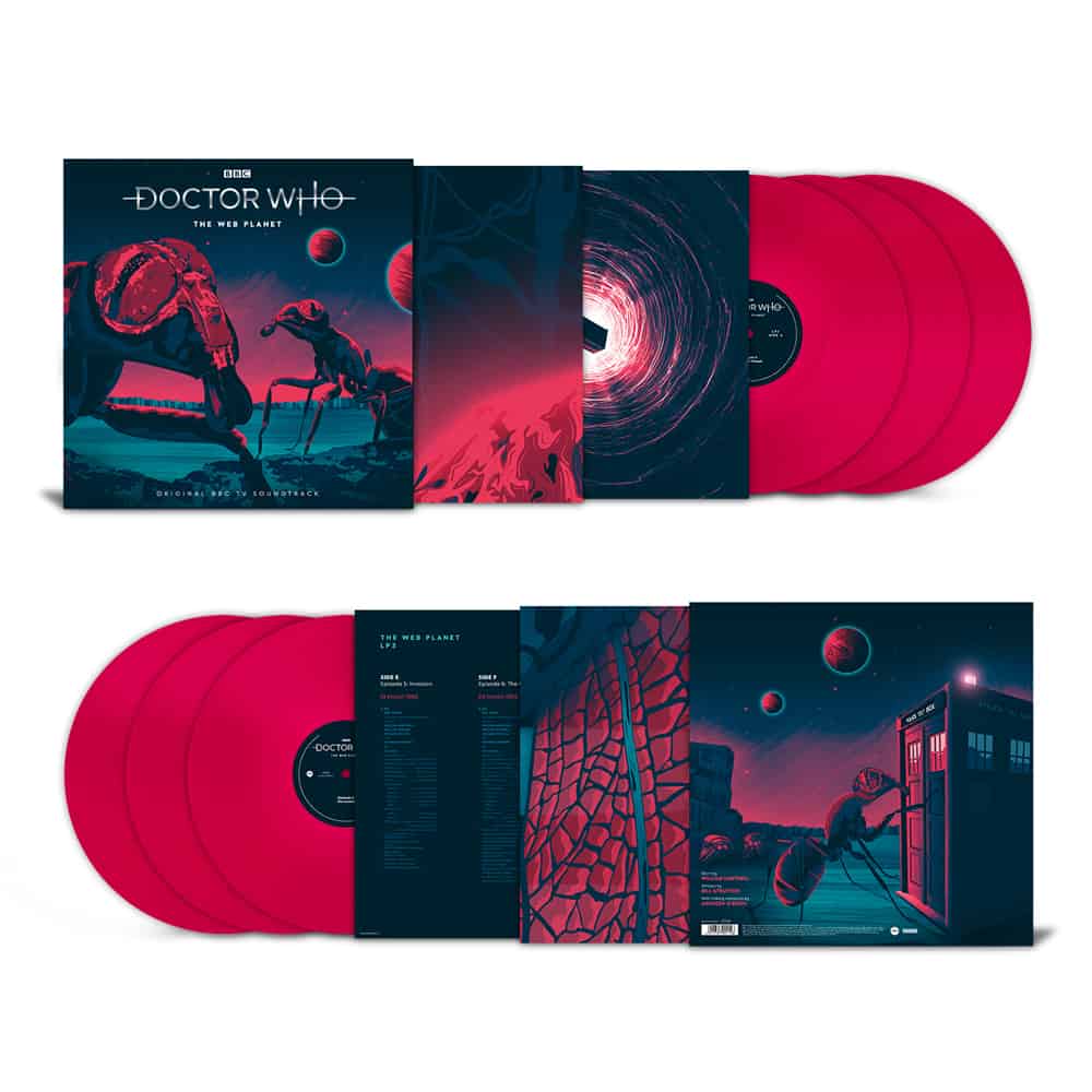 The Web Planet Triple Pink Triple Heavyweight LP by Doctor Who