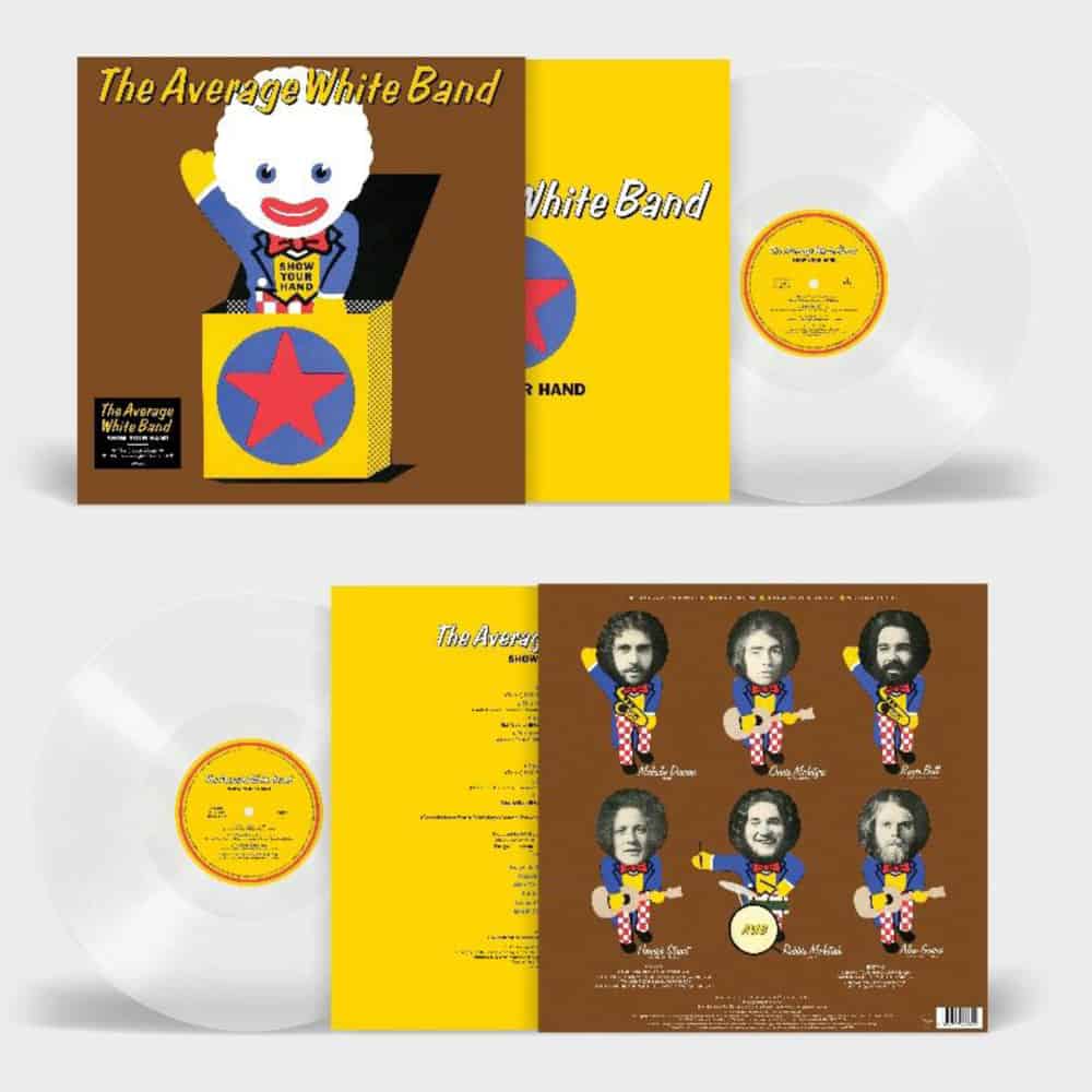 Show Your Hand Clear Heavyweight LP by Average White Band