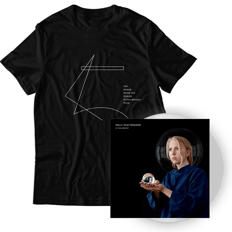In This Moment Clear Vinyl + T-Shirt by Polly Scattergood