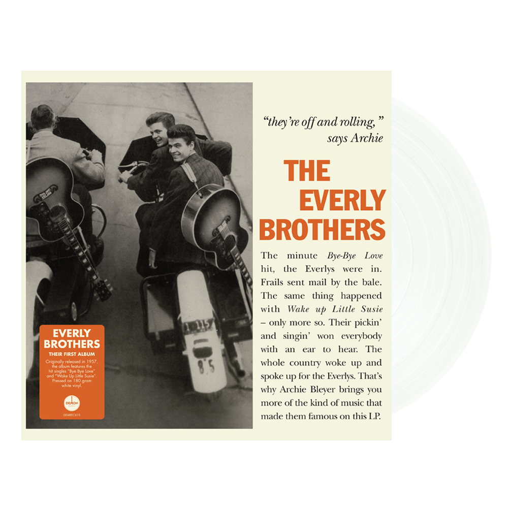 The Everly Brothers White Heavyweight LP by The Everly Brothers