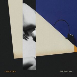 Far Enough Black/Orange Swirl LP by Cable Ties