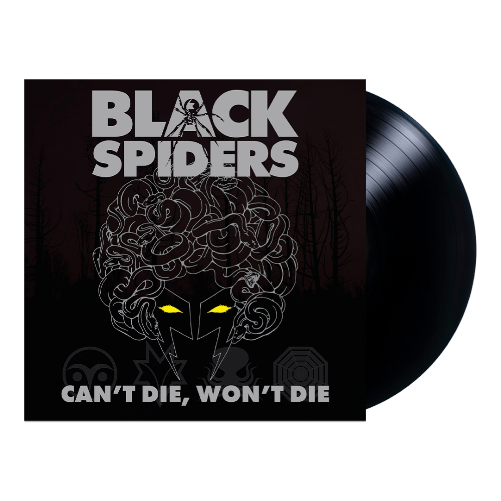 Cant Die, Wont Die Black Vinyl by Black Spiders