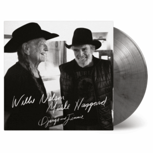 Django And Jimmie  Black & Silver Marbled Double Heavyweight LP by Willie Nelson and Merle Haggard
