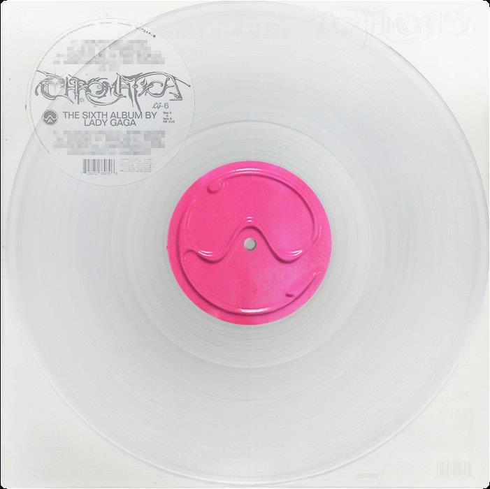 Chromatica Milky Clear Coloured LP by Lady Gaga