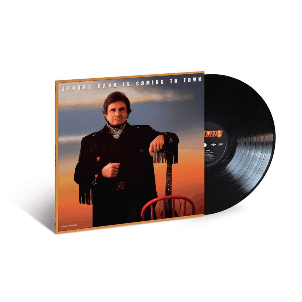 Johnny Cash Is Coming To Town (1987) Heavyweight LP by Johnny Cash