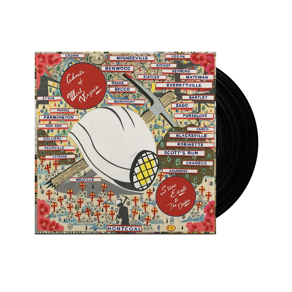 Ghosts of West Virginia Black Vinyl by Steve Earle & The Dukes