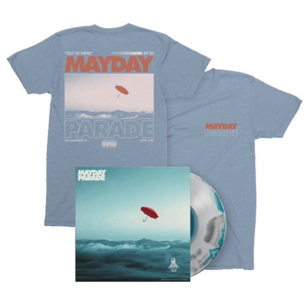 Out of Here - Short sleeve Tee + LP by Mayday Parade