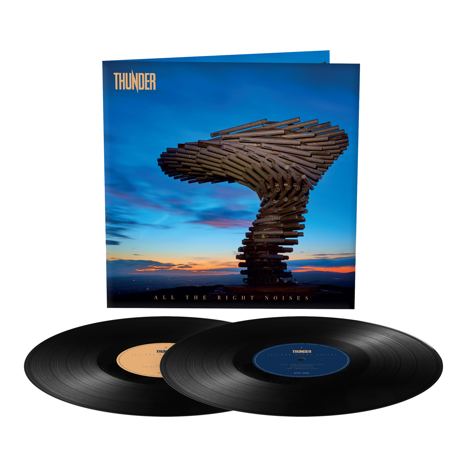 All The Right Noises Double Black Vinyl Double LP by Thunder