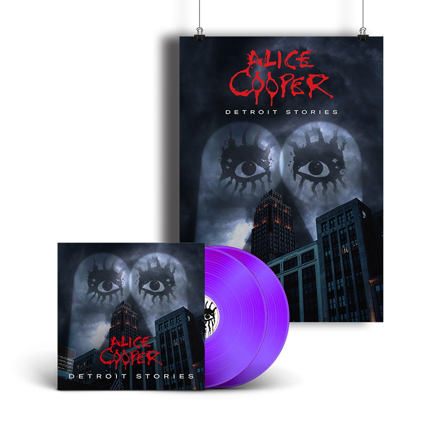 Detroit Stories Purple Double Vinyl by Alice Cooper