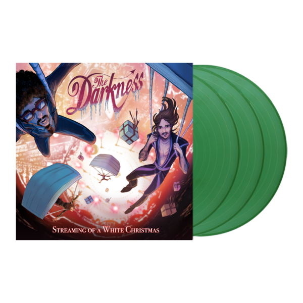 Streaming Of A White Christmas Triple Sparkle Green Vinyl Triple LP - The Darkness
