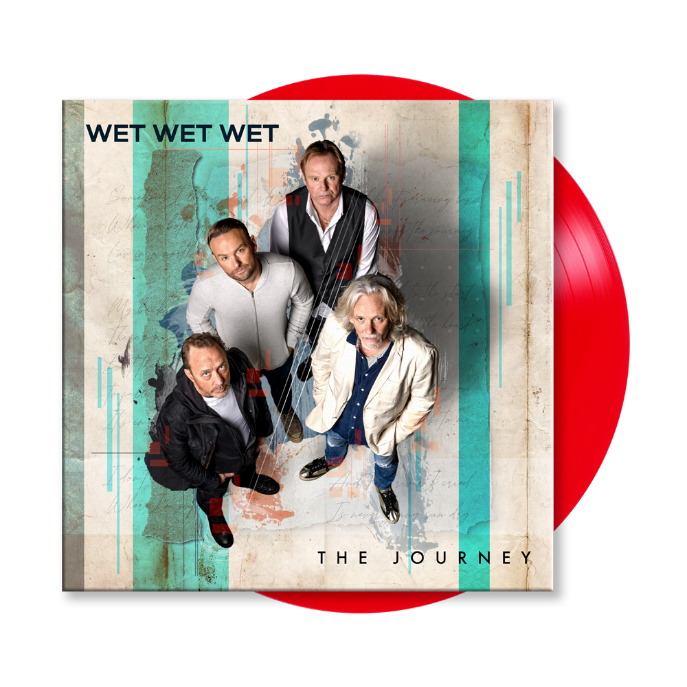 The Journey Red Vinyl (Signed) LP by Wet Wet Wet