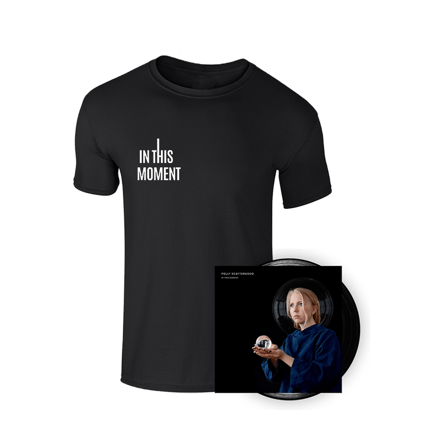 In This Moment Black Vinyl (Signed) + In This Moment T-Shirt by Polly Scattergood