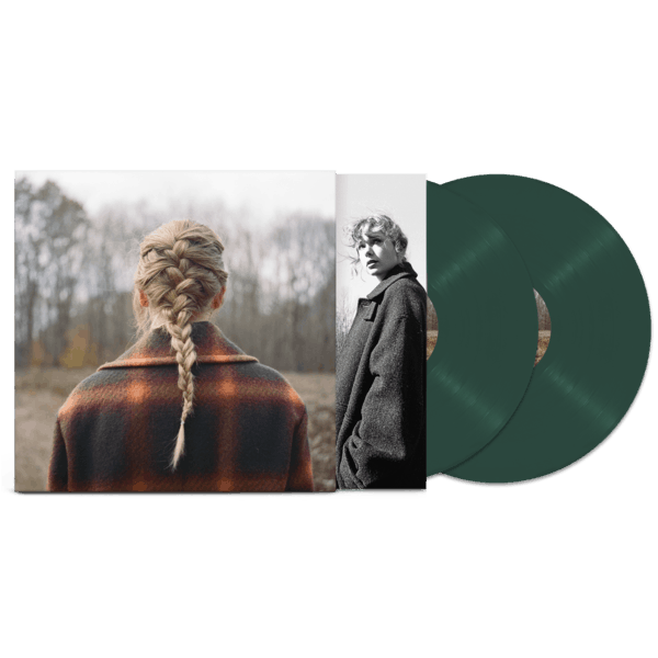 evermore Green Double Vinyl by Taylor Swift