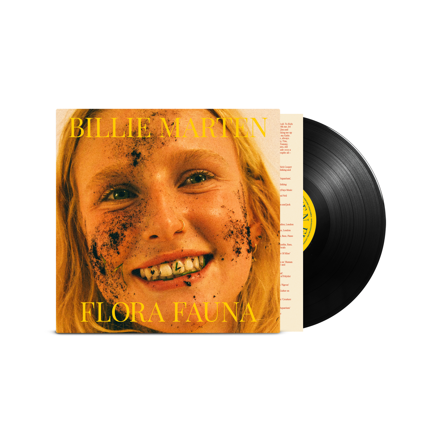 Flora Fauna Black Heavyweight LP by Billie Marten