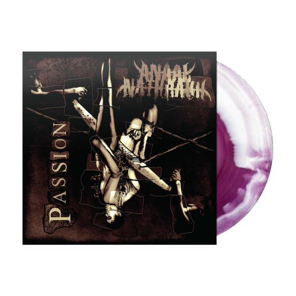 Passion Red/White Swirl LP by Anaal Nathrakh