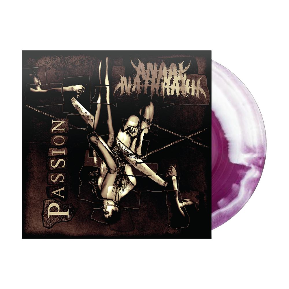 Passion Red/White Swirl LP by Anaal Nathrakh