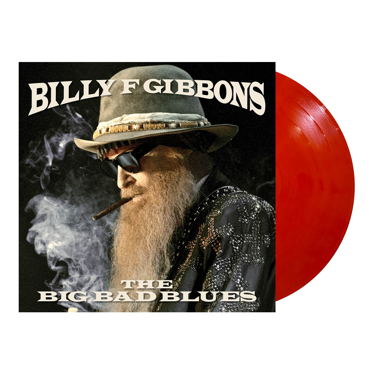 The Big Bad Blues Red LP by Billy F Gibbons