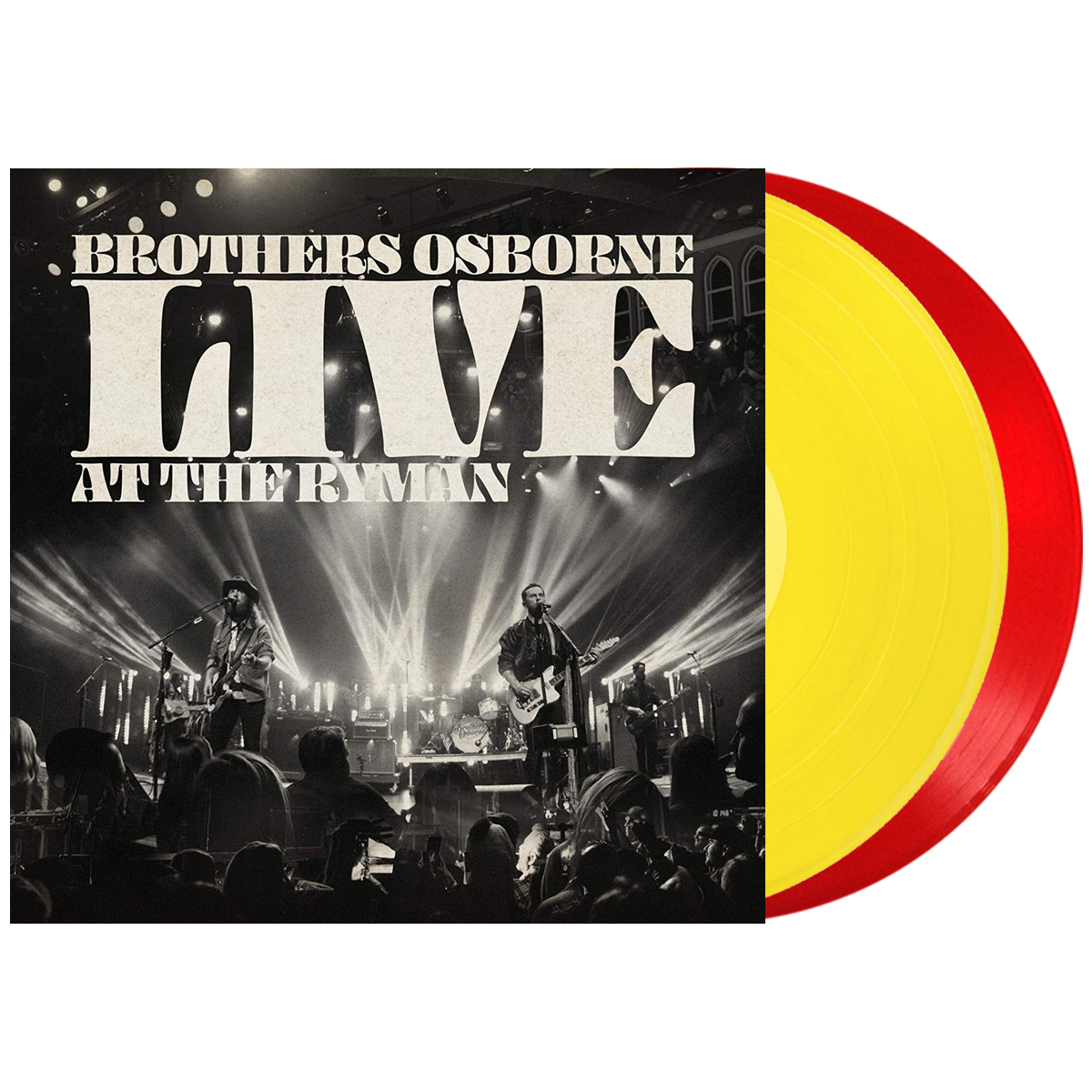 Live At The Ryman Yellow/Red Double LP by Brothers Osborne