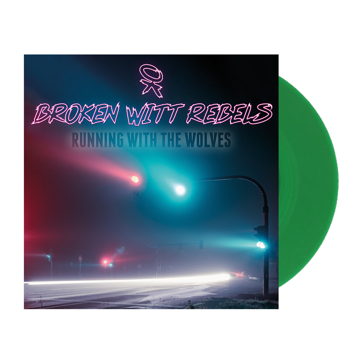 Running With The Wolves / Money Green 7 Inch by Broken Witt Rebels