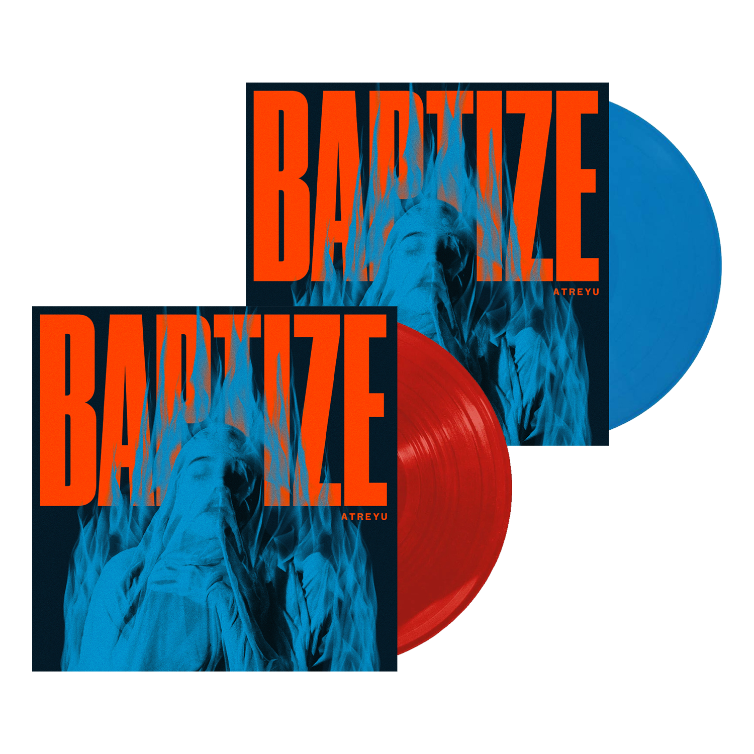 Baptize Cardinal Red Vinyl + Winter Wind Colour Vinyl by Atreyu