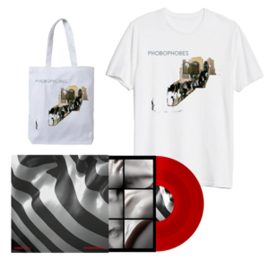 Modern Medicine Red Vinyl + White T-Shirt + Tote Bag - Phobophobes