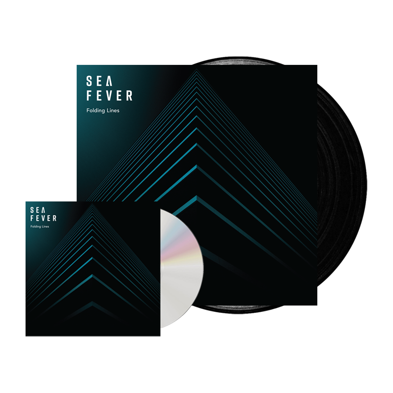 Folding Lines CD + Black Vinyl + Print (Signed) by Sea Fever