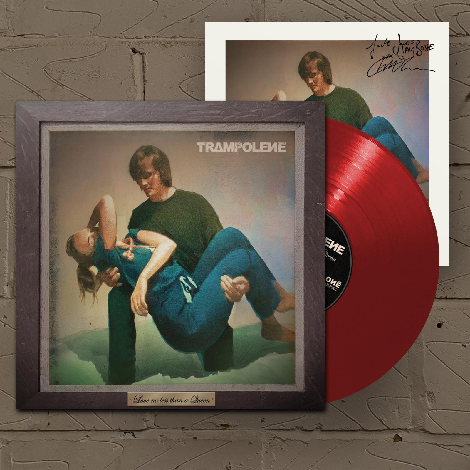 Love No Less Than A Queen Red LP by Trampolene
