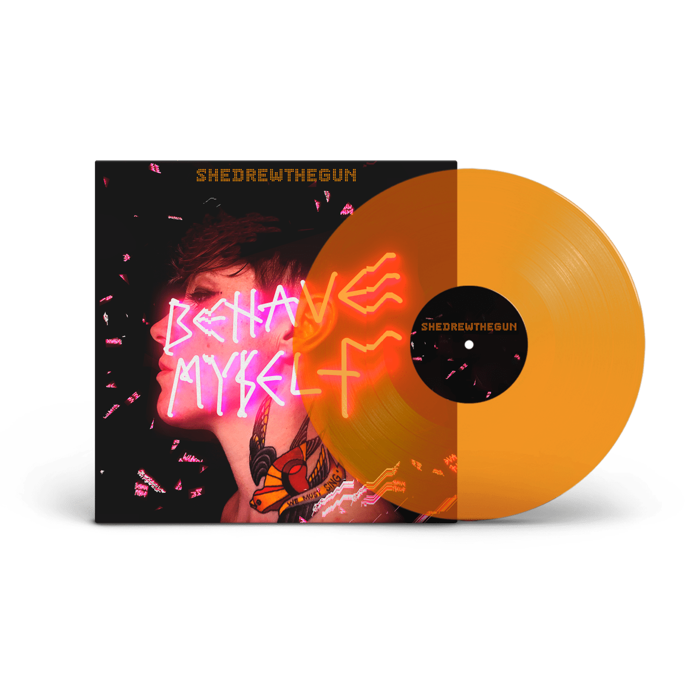 Behave Myself Orange LP by She Drew The Gun